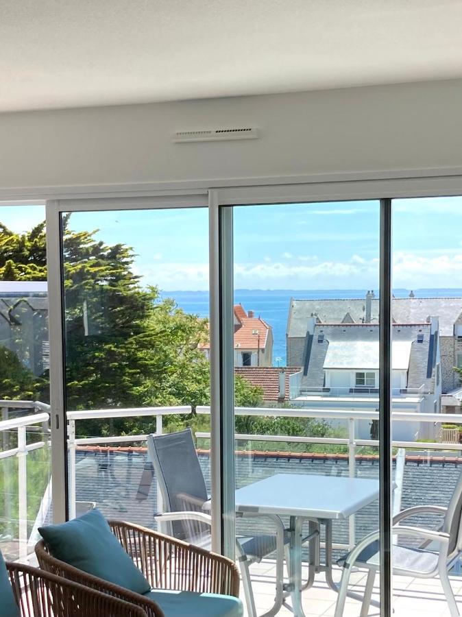 Grand Et Luxueux Appartement Lumineux 4 Pers Vue Mer Wifi Inclus Кіберон Екстер'єр фото